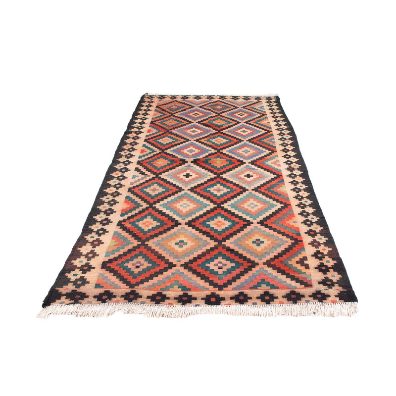 Alfombra de pasillo Alfombra Kelim - Antigua - 225 x 112 cm - multicolor