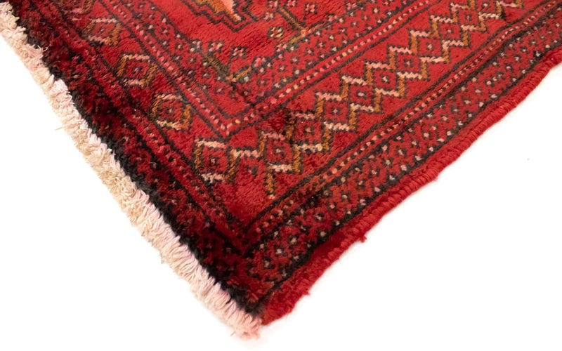 Alfombra Turkaman - 130 x 60 cm - rojo