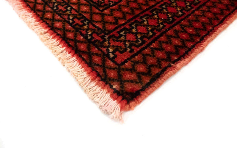 Alfombra Turkaman - 130 x 60 cm - rojo