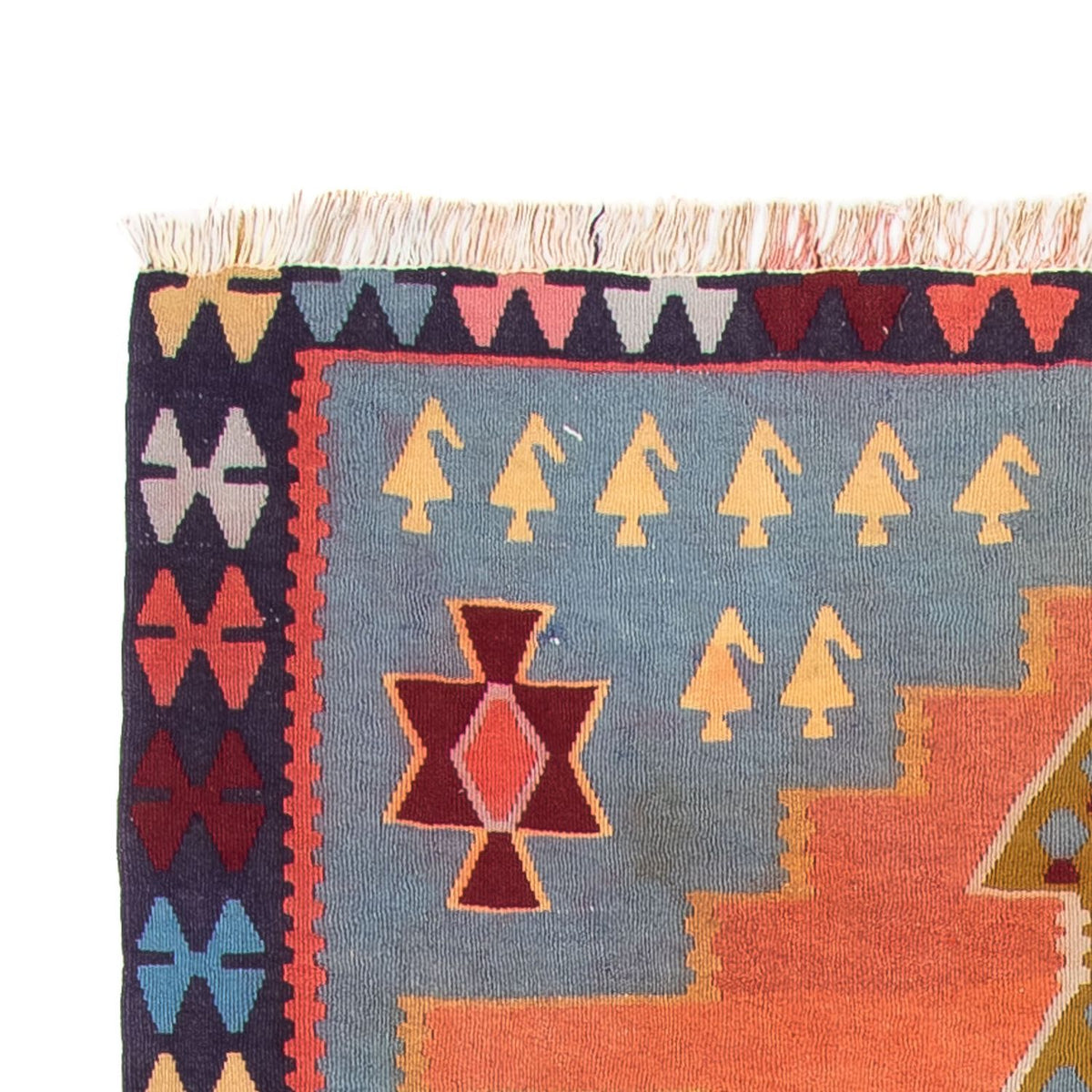 Kilim antiguo Alfombra 140x280cm