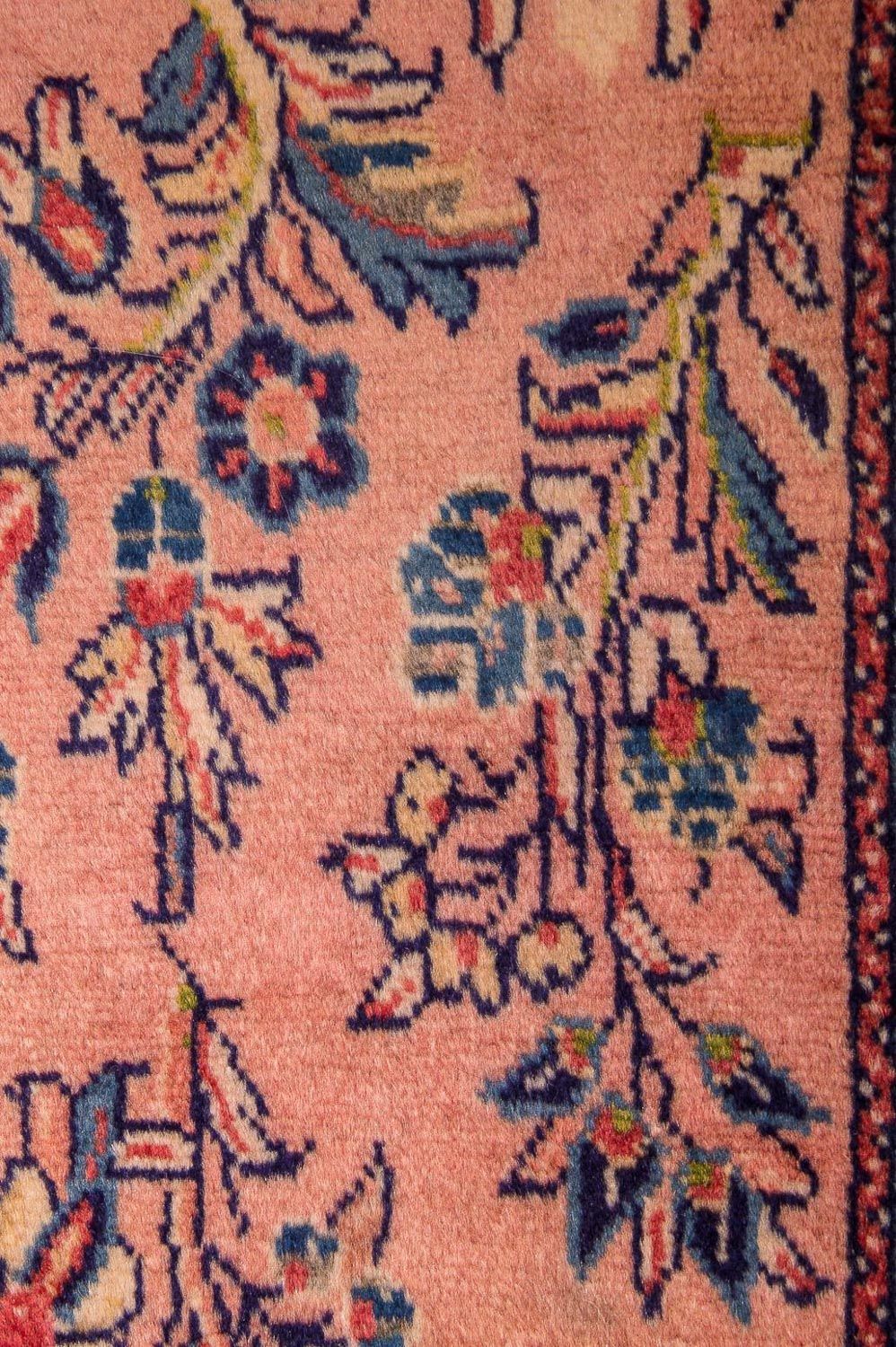 Alfombra de pasillo Alfombra persa - Clásica - 205 x 76 cm - rosa