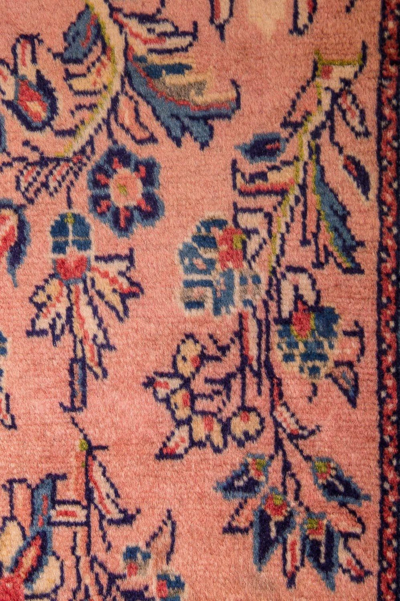 Alfombra de pasillo Alfombra persa - Clásica - 205 x 76 cm - rosa