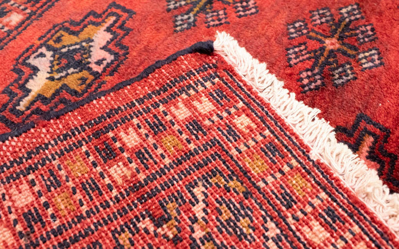 Alfombra Turkaman - 130 x 60 cm - rojo