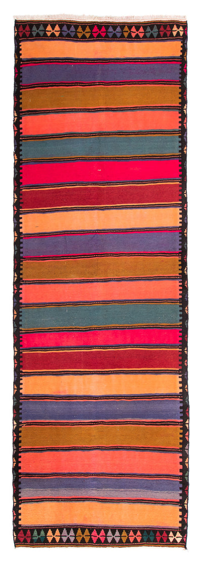 Kilim antiguo Alfombra 137x370cm