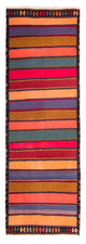 Kilim antiguo Alfombra 370x137cm