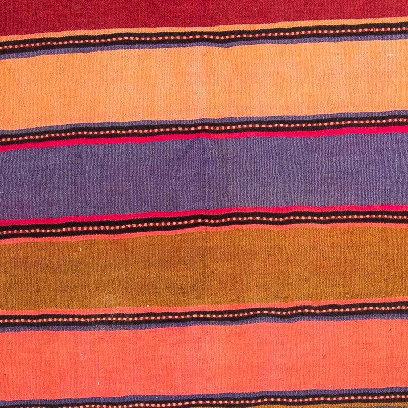 Alfombra de pasillo Alfombra Kelim - Antigua - 370 x 137 cm - multicolor