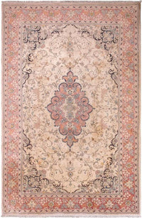 Alfombra Persa - Tabriz - Real - 300 x 199 cm - rosa