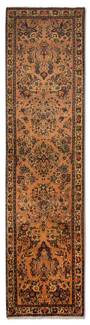 Alfombra de pasillo Alfombra persa - Clásica - 317 x 78 cm - marrón