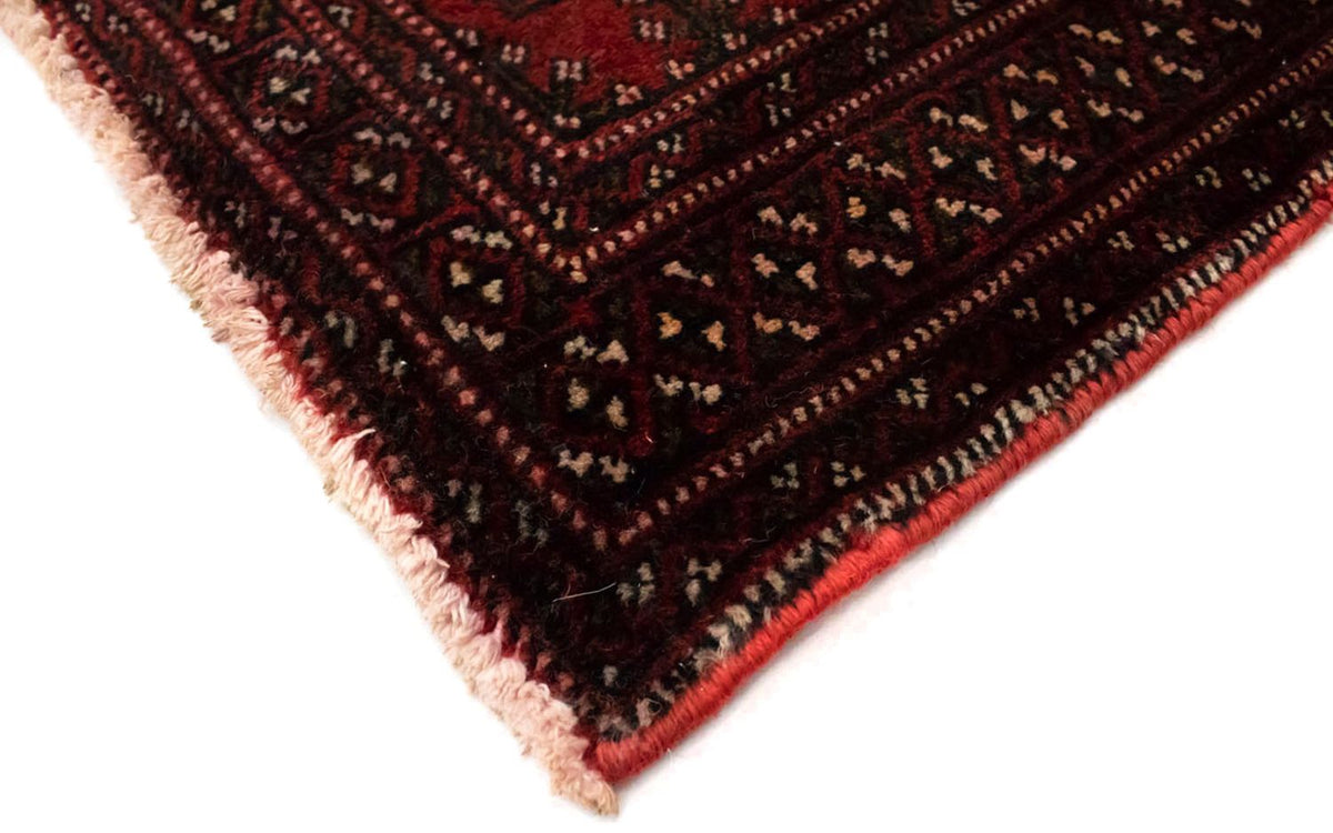 Alfombra Turkaman - 130 x 60 cm - rojo