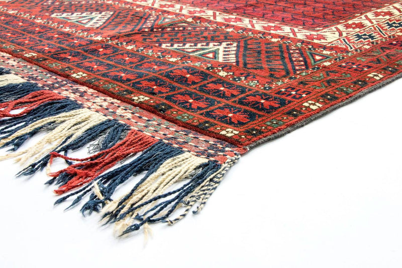 Alfombra afgana - Hatschlu - 293 x 203 cm - rojo