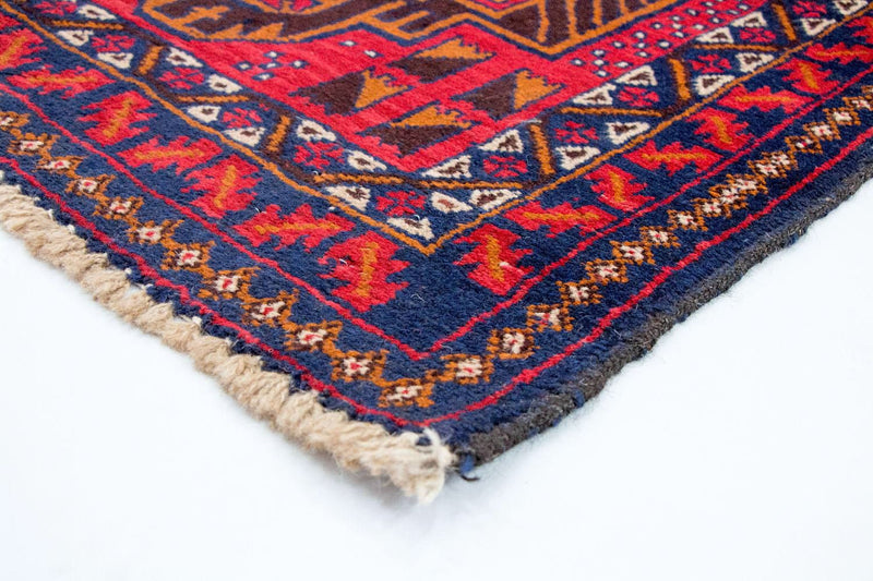 Alfombra Belutsch - 142 x 84 cm - rojo