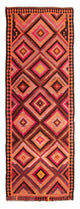 Kilim antiguo Alfombra 140x370cm