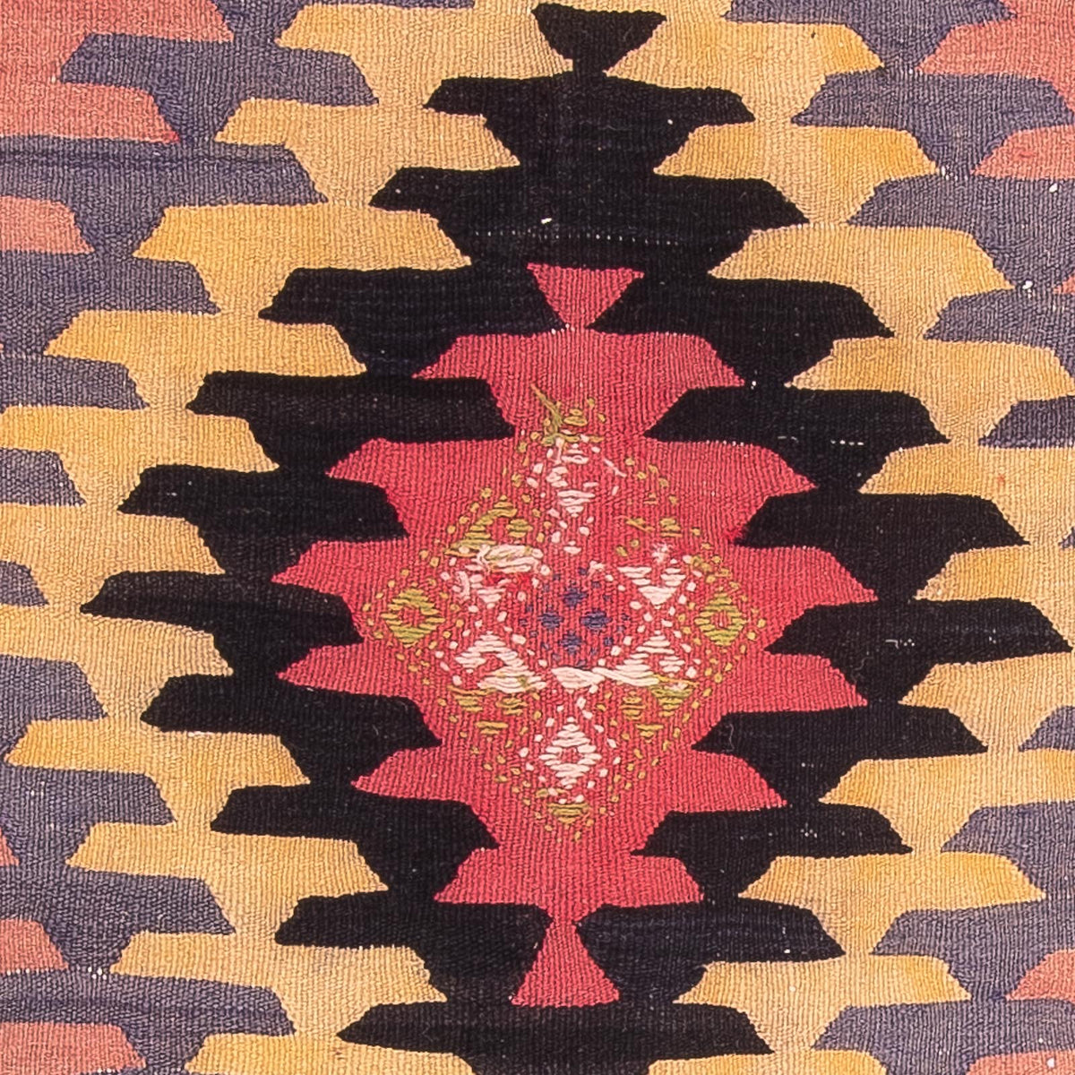 Kilim antiguo Alfombra 150x405cm