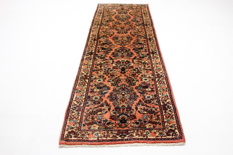 Alfombra de pasillo Alfombra persa - Clásica - 288 x 78 cm - rosa