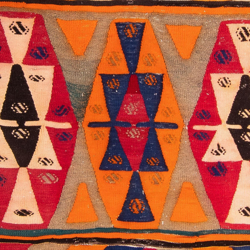 Alfombra de pasillo Alfombra Kelim - Antigua - 300 x 160 cm - multicolor