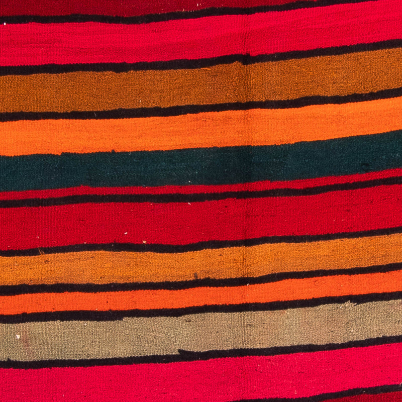 Alfombra de pasillo Alfombra Kelim - Antigua - 350 x 150 cm - multicolor