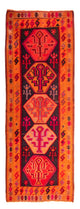 Kilim antiguo Alfombra 140x360cm