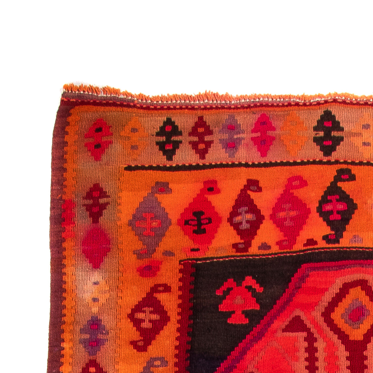 Kilim antiguo Alfombra 140x360cm