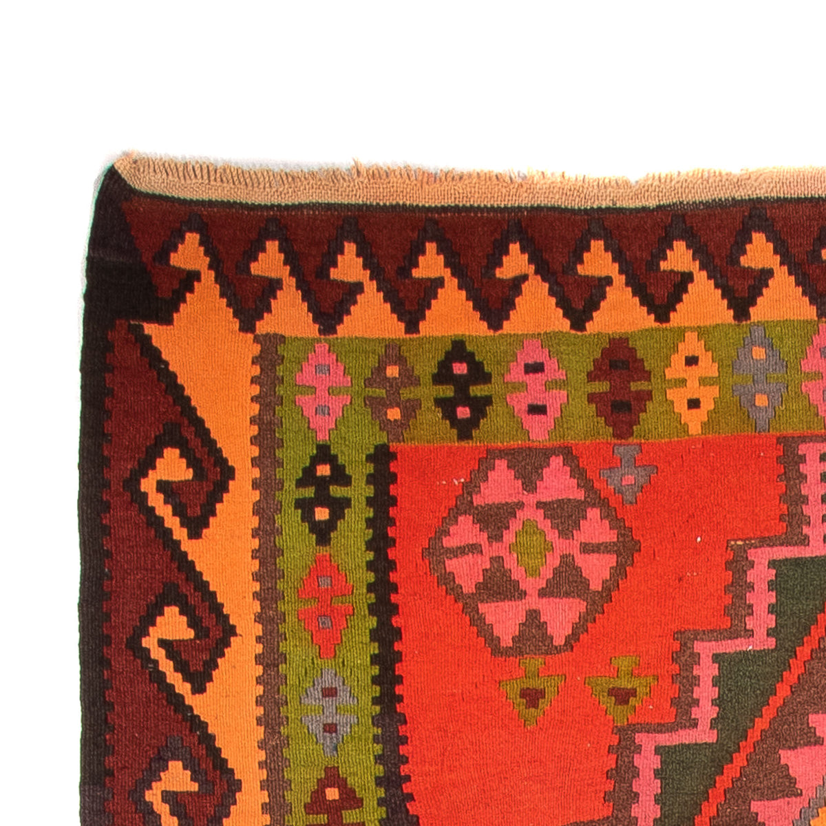 Kilim antiguo Alfombra 155x330cm