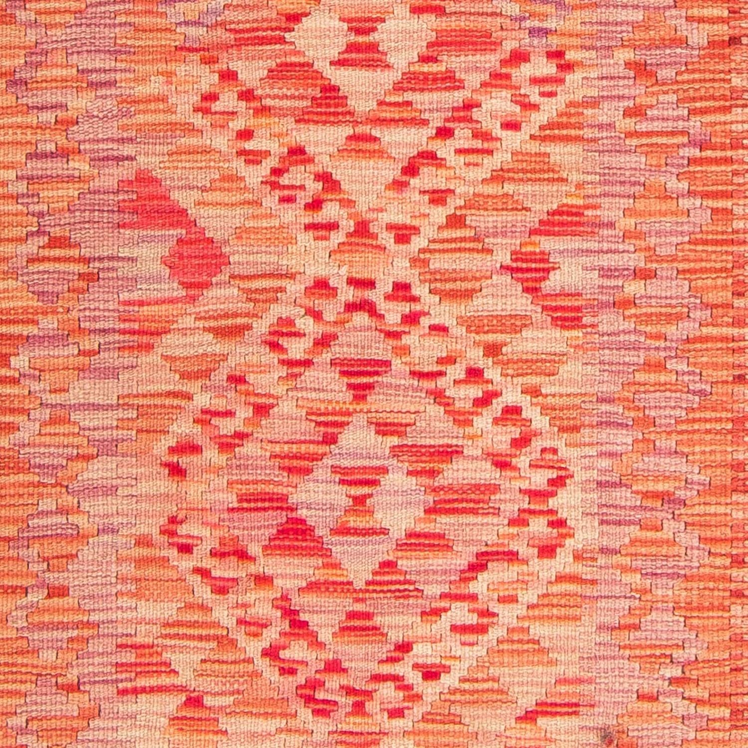 Alfombra Kelim - Splash - 185 x 101 cm - rojo claro
