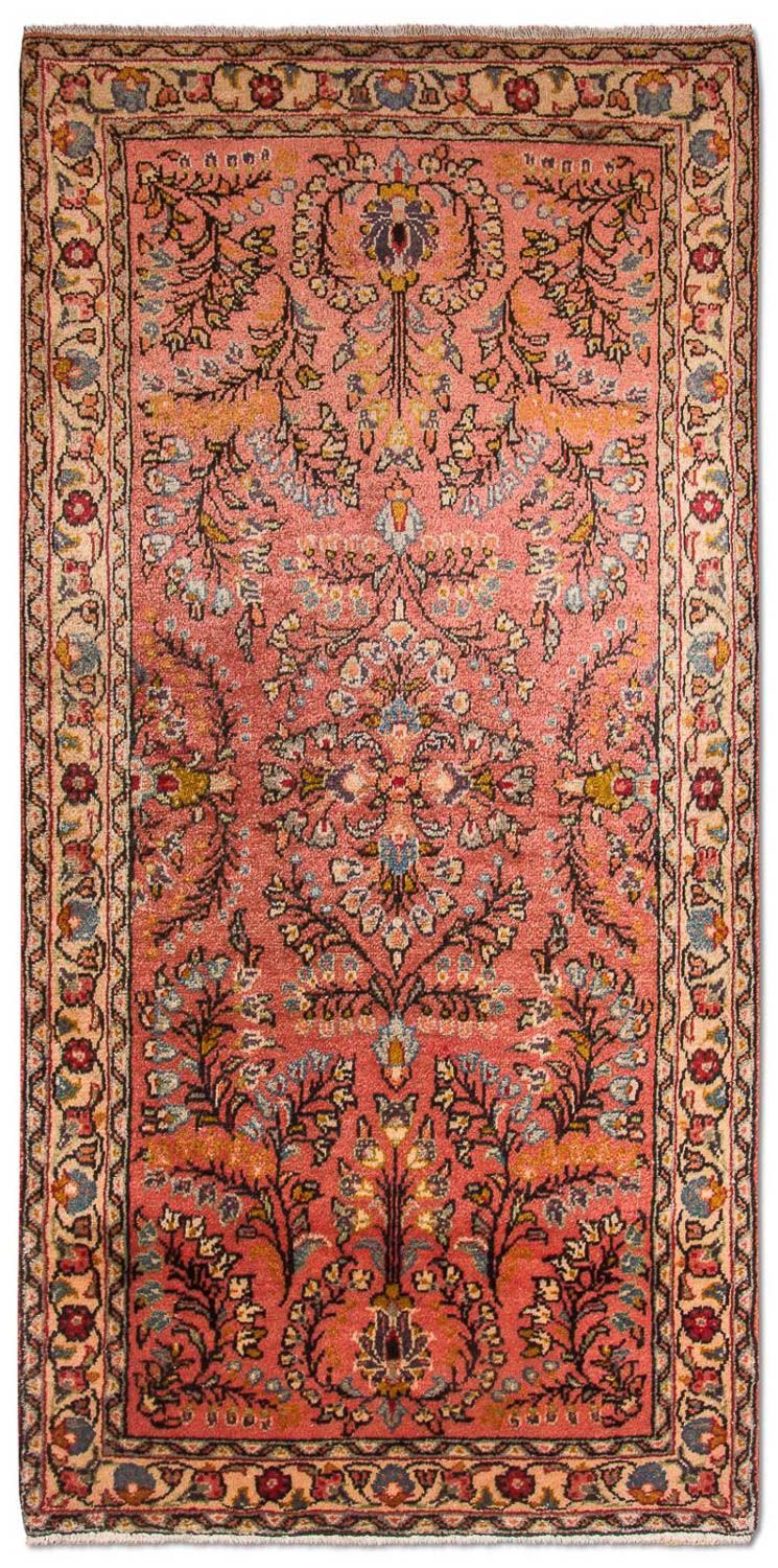 Alfombra persa - Clásica - 154 x 68 cm - óxido
