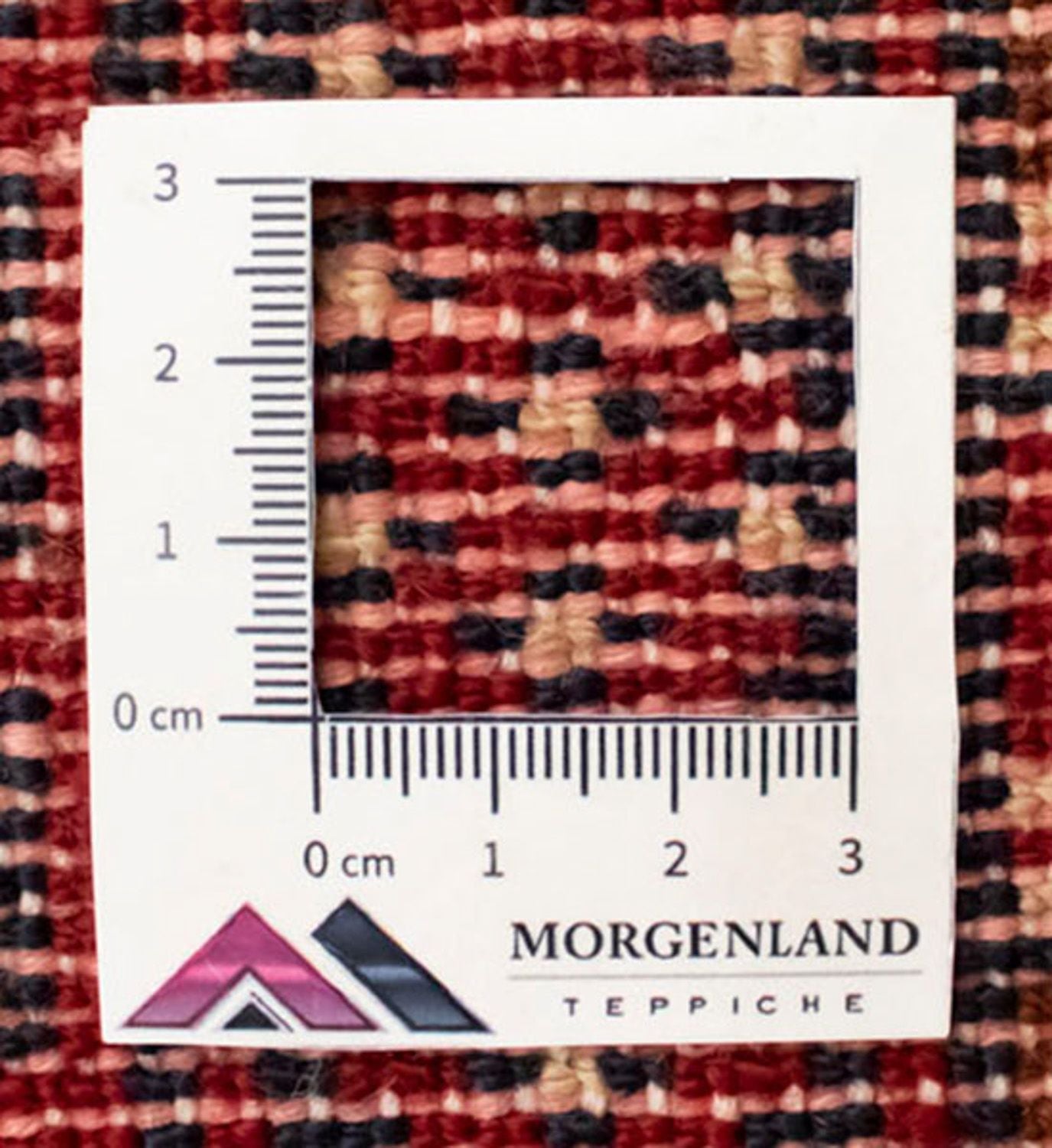 Alfombra Turkaman - 130 x 60 cm - rojo