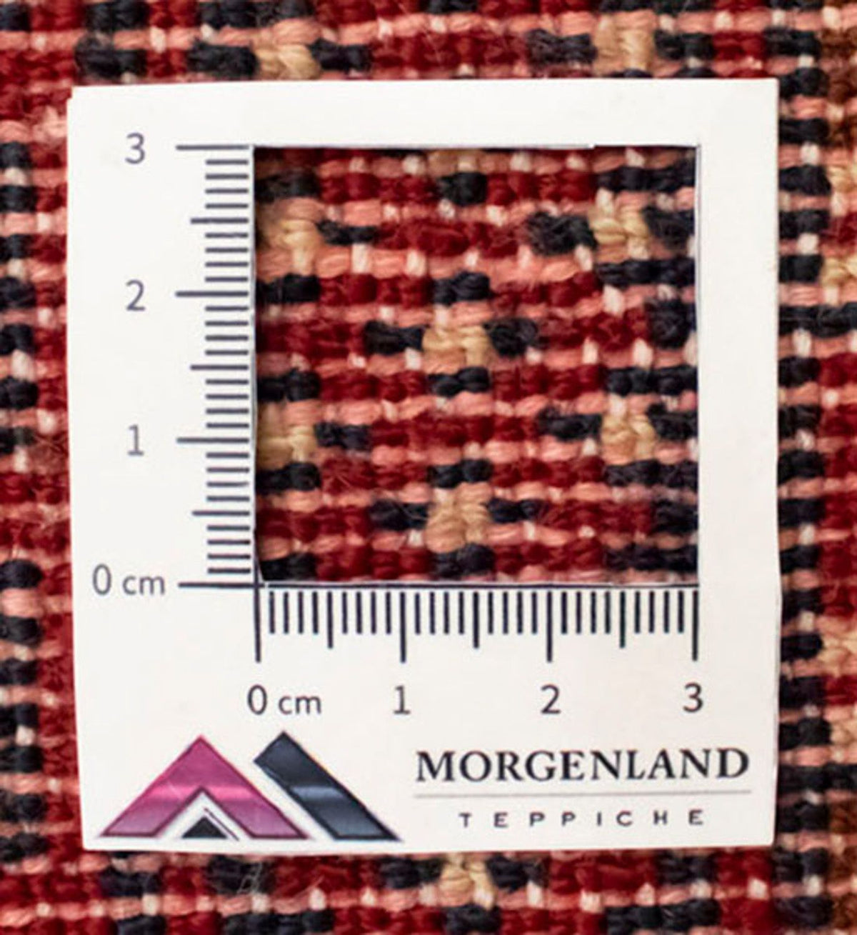 Alfombra Turkaman - 130 x 60 cm - rojo