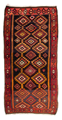 Alfombra Kelim - Antigua - 270 x 140 cm - multicolor