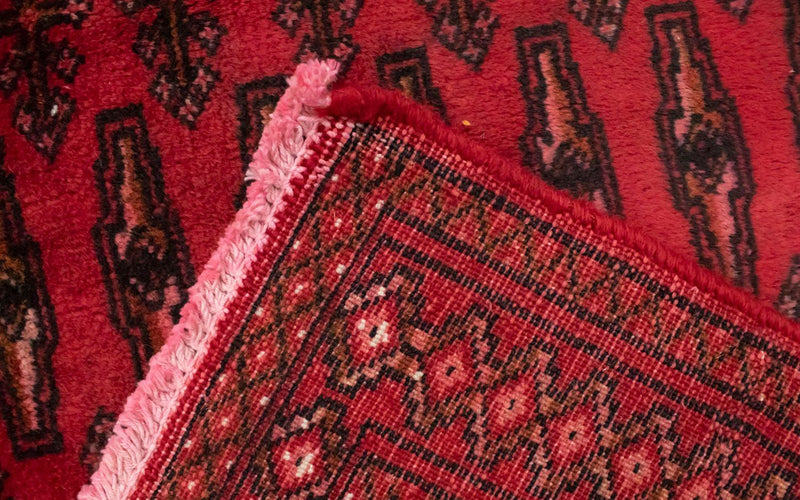 Alfombra Turkaman - 130 x 60 cm - rojo