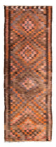 Kilim antiguo Alfombra 140x380cm