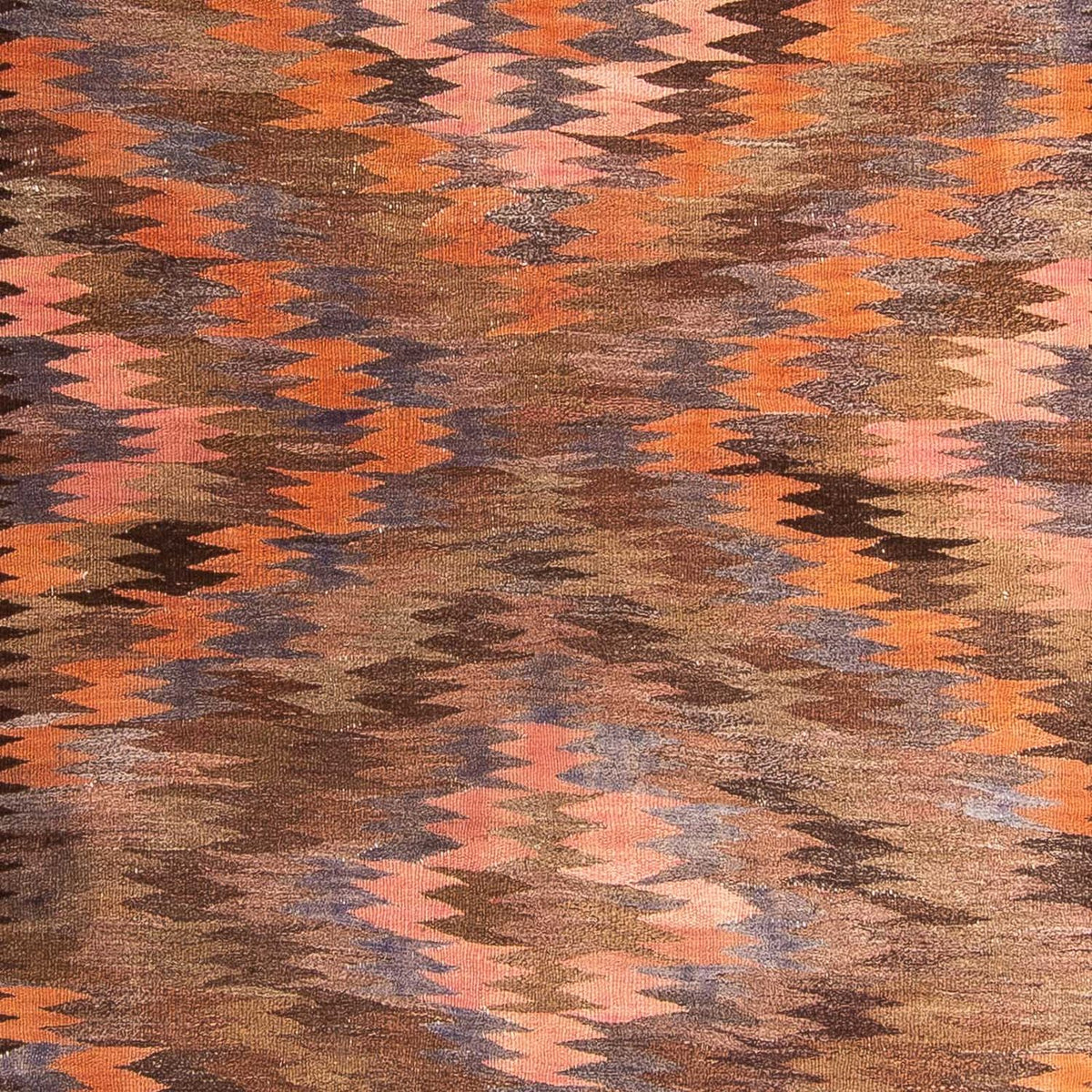 Alfombra de pasillo Alfombra Kelim - Antigua - 380 x 140 cm - multicolor