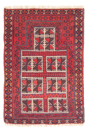 Alfombra Belutsch - Alfombra de Oración - 127 x 80 cm - rojo