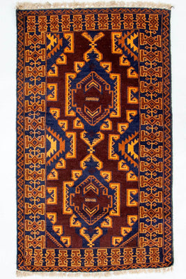 Alfombra Belutsch - 140 x 83 cm - multicolor