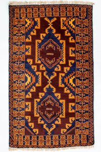 Alfombra Belutsch - 140 x 83 cm - multicolor