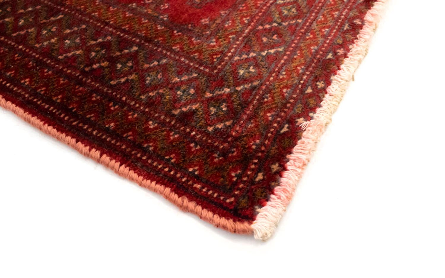 Alfombra Turkaman - 130 x 60 cm - rojo