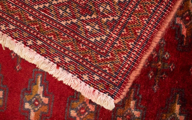 Alfombra Turkaman - 130 x 60 cm - rojo