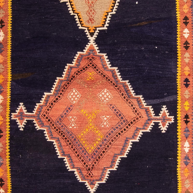 Alfombra de pasillo Alfombra Kelim - Antigua - 330 x 120 cm - multicolor