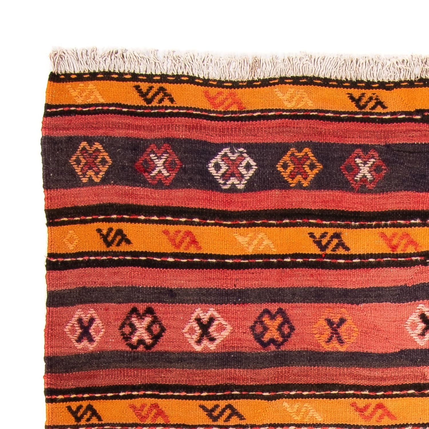 Alfombra Kelim - Antigua - 210 x 150 cm - multicolor