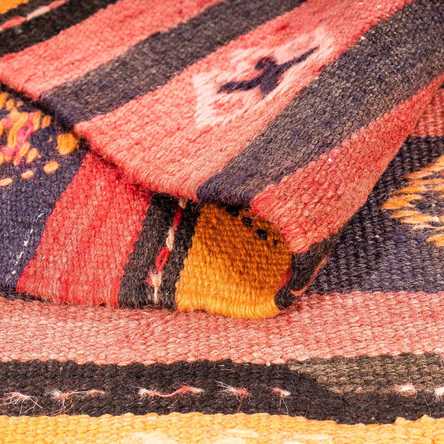Alfombra Kelim - Antigua - 210 x 150 cm - multicolor