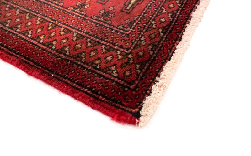 Alfombra Turkaman - 130 x 60 cm - rojo