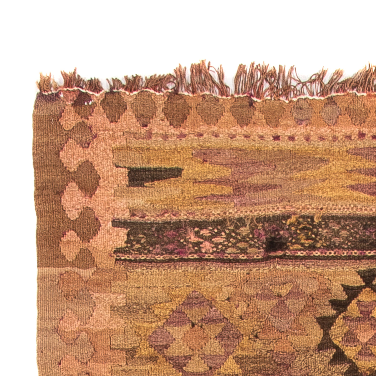 Kilim antiguo Alfombra 110x260cm