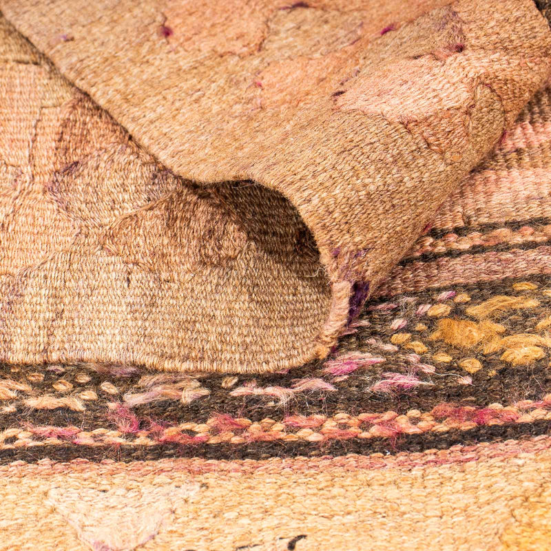Alfombra de pasillo Alfombra Kelim - Antigua - 260 x 110 cm - multicolor
