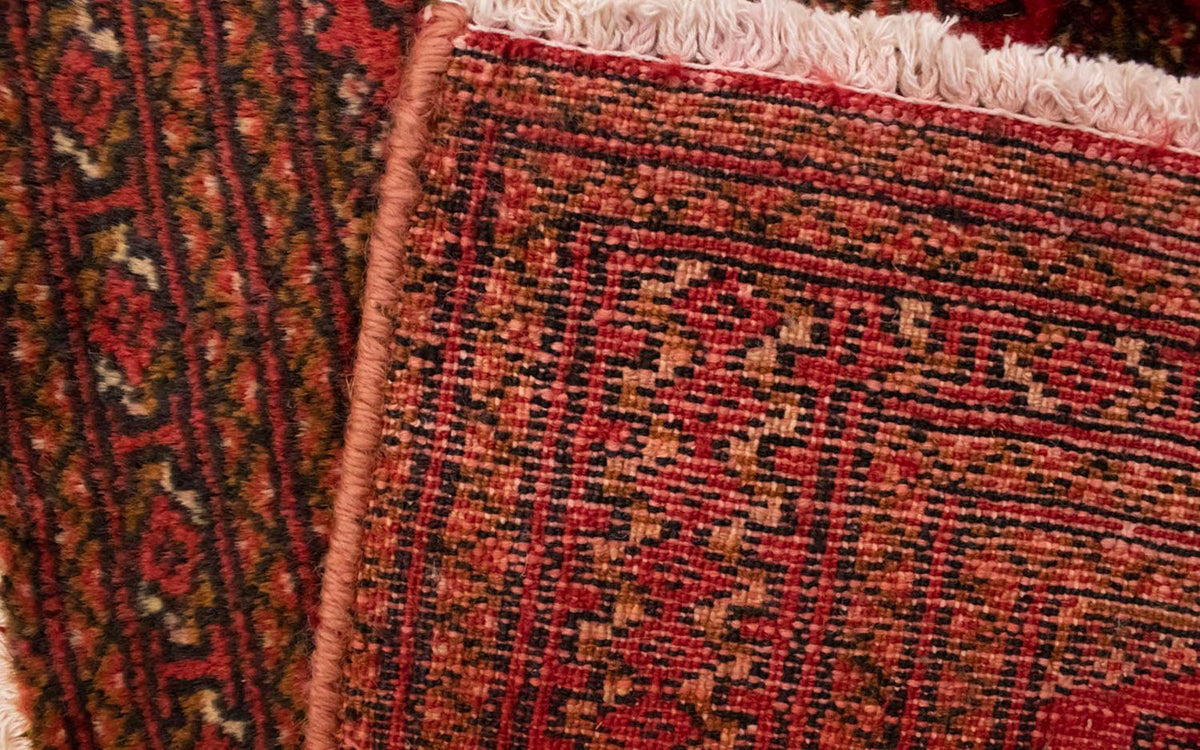 Alfombra Turkaman - 130 x 60 cm - rojo
