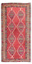 Alfombra de pasillo Alfombra Kelim - Antigua - 380 x 185 cm - rojo