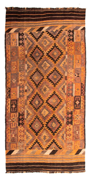 Alfombra de pasillo Alfombra Kelim - Antigua - 330 x 190 cm - multicolor