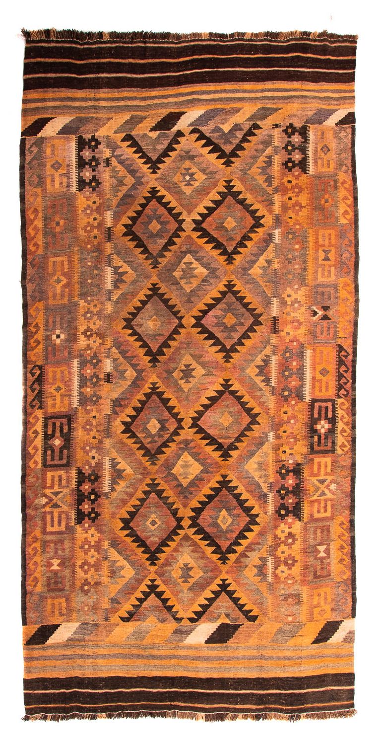 Alfombra de pasillo Alfombra Kelim - Antigua - 330 x 190 cm - multicolor