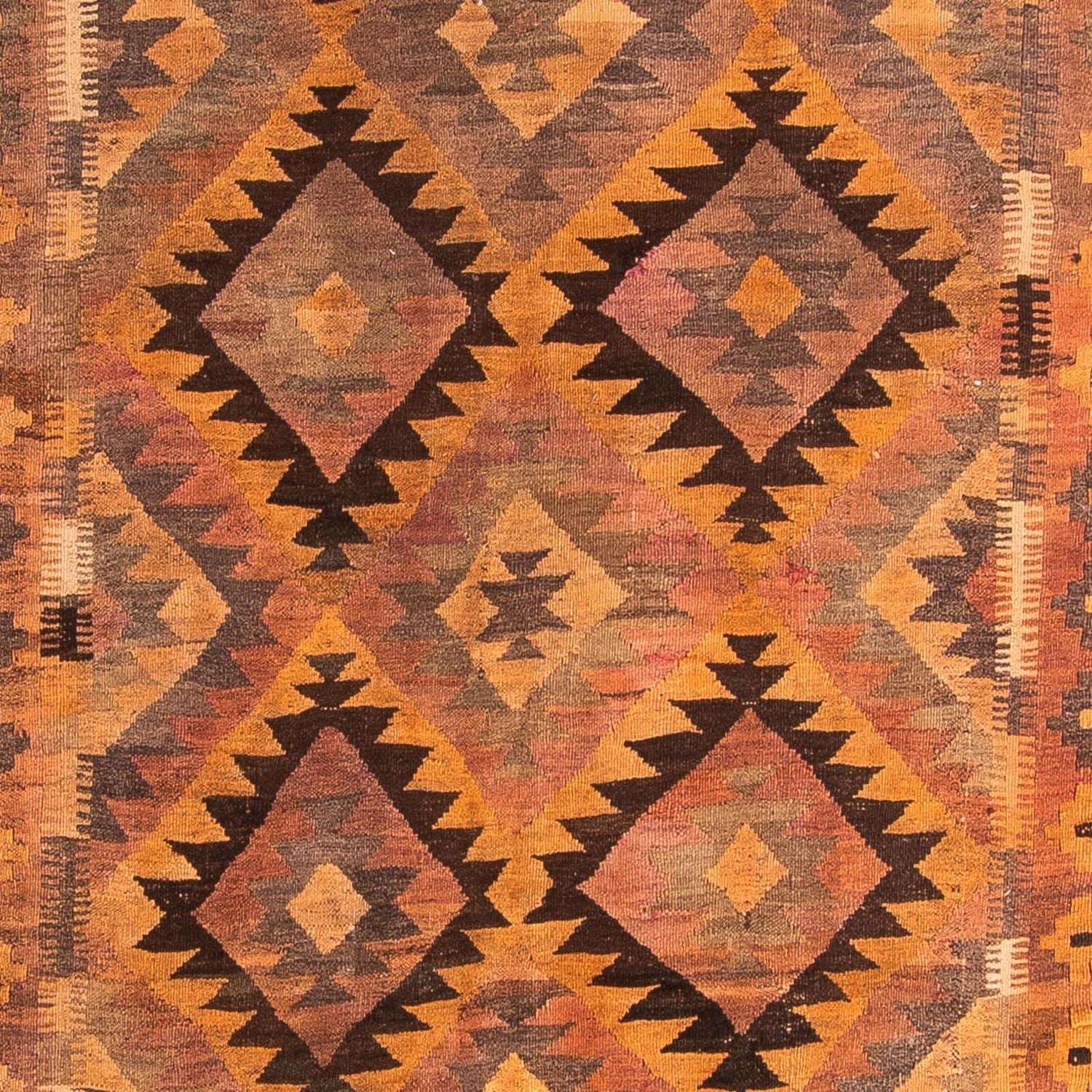 Alfombra de pasillo Alfombra Kelim - Antigua - 330 x 190 cm - multicolor