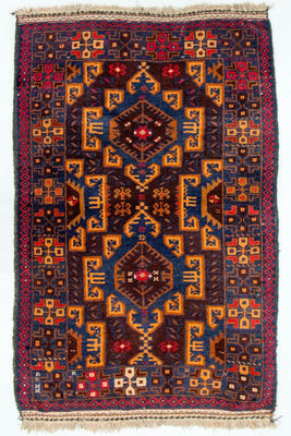 Alfombra Belutsch - 123 x 80 cm - multicolor
