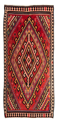 Alfombra Kelim - Antigua - 307 x 188 cm - multicolor