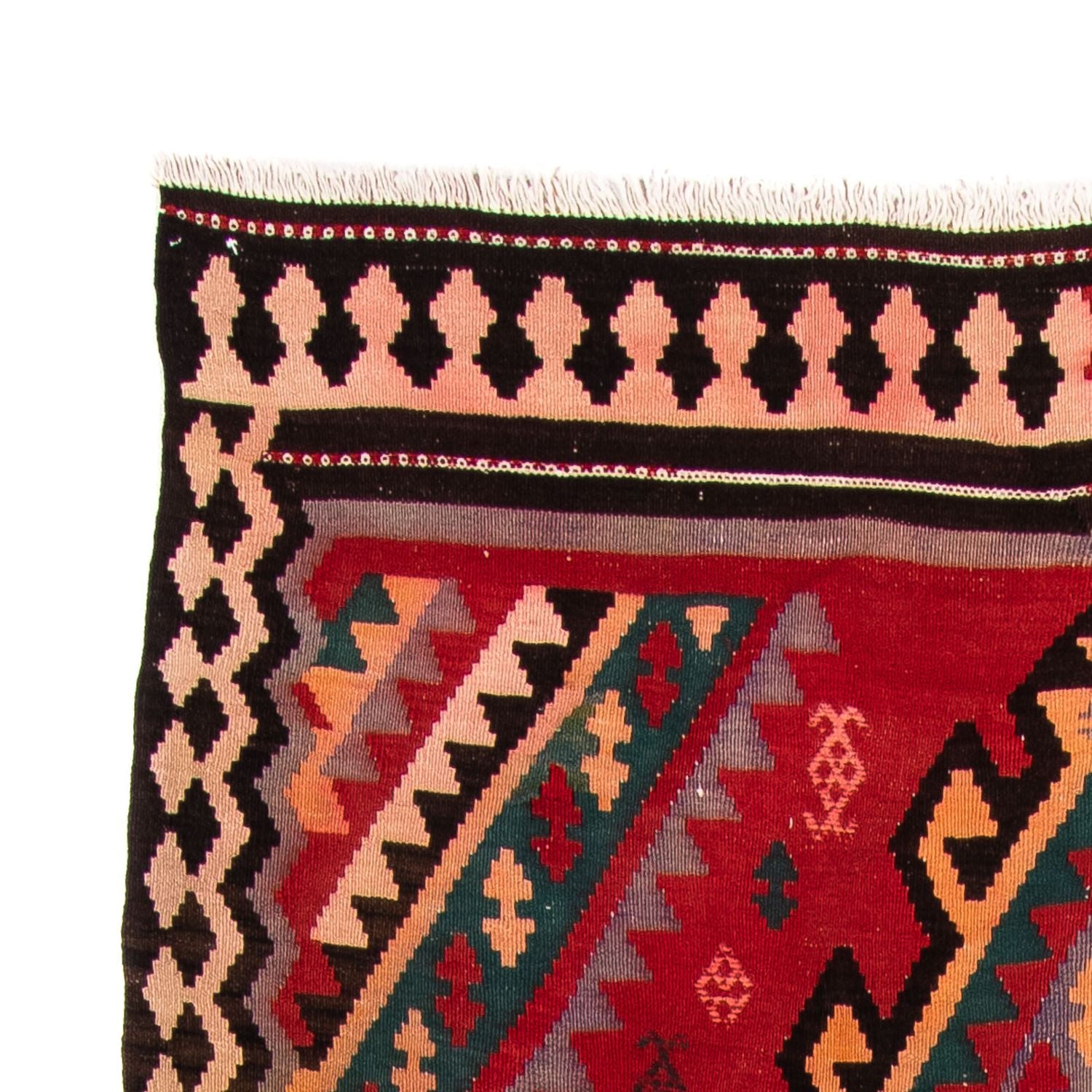 Alfombra Kelim - Antigua - 307 x 188 cm - multicolor
